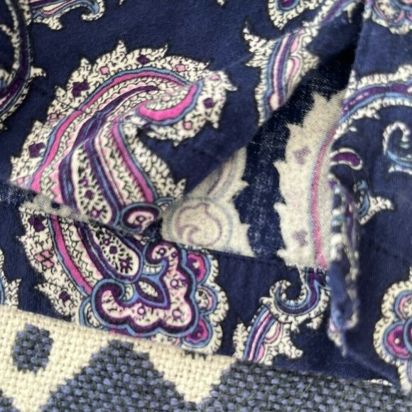 [M]Lauren Ralph Lauren Paisley Print Purple Pajama Set - Picture 4 of 8